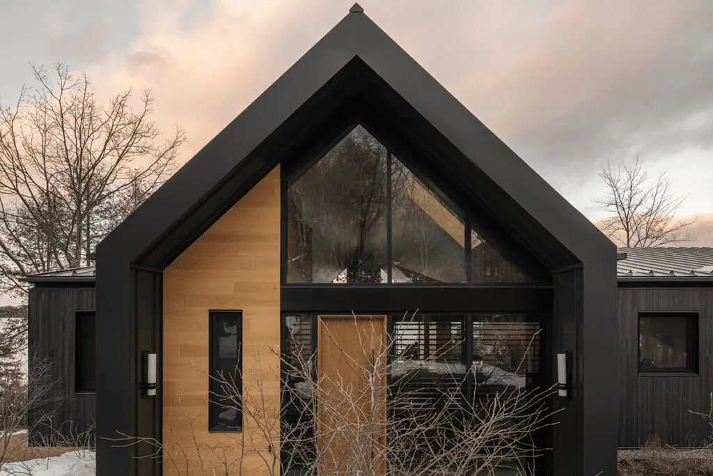 Esta casa es una obra de arte en forma de a que redefine la vida en el campo