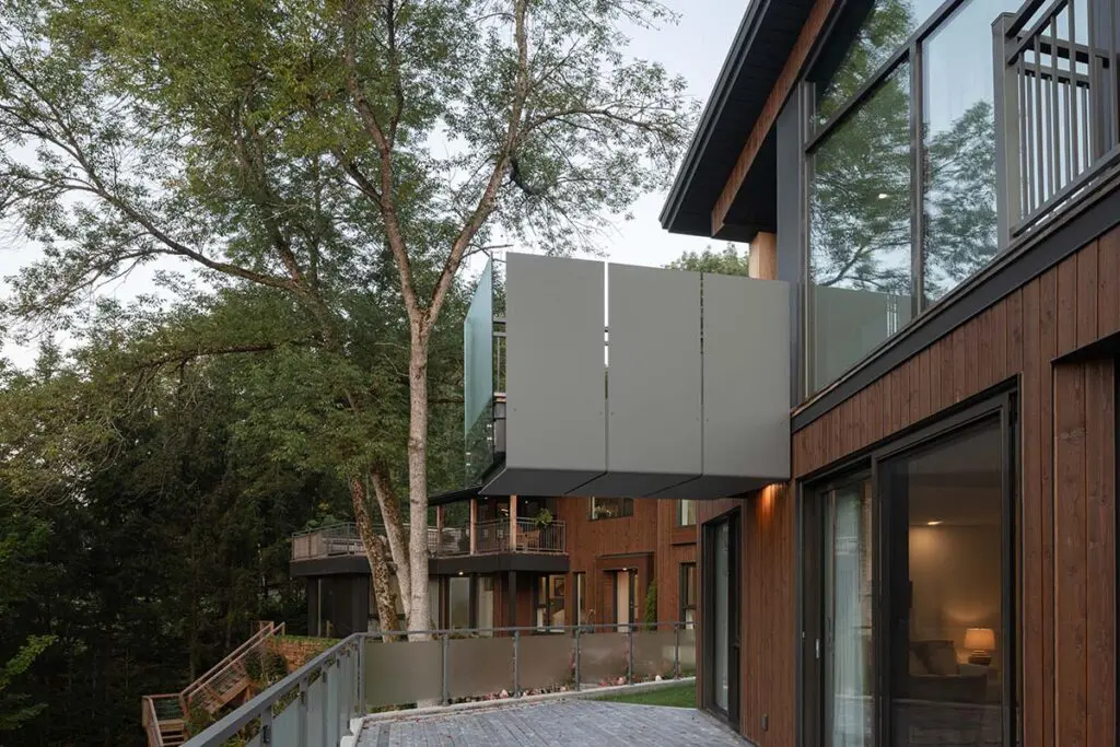 Gracias a su arquitectura, esta casa en canadá se convirtió en un mirador especial