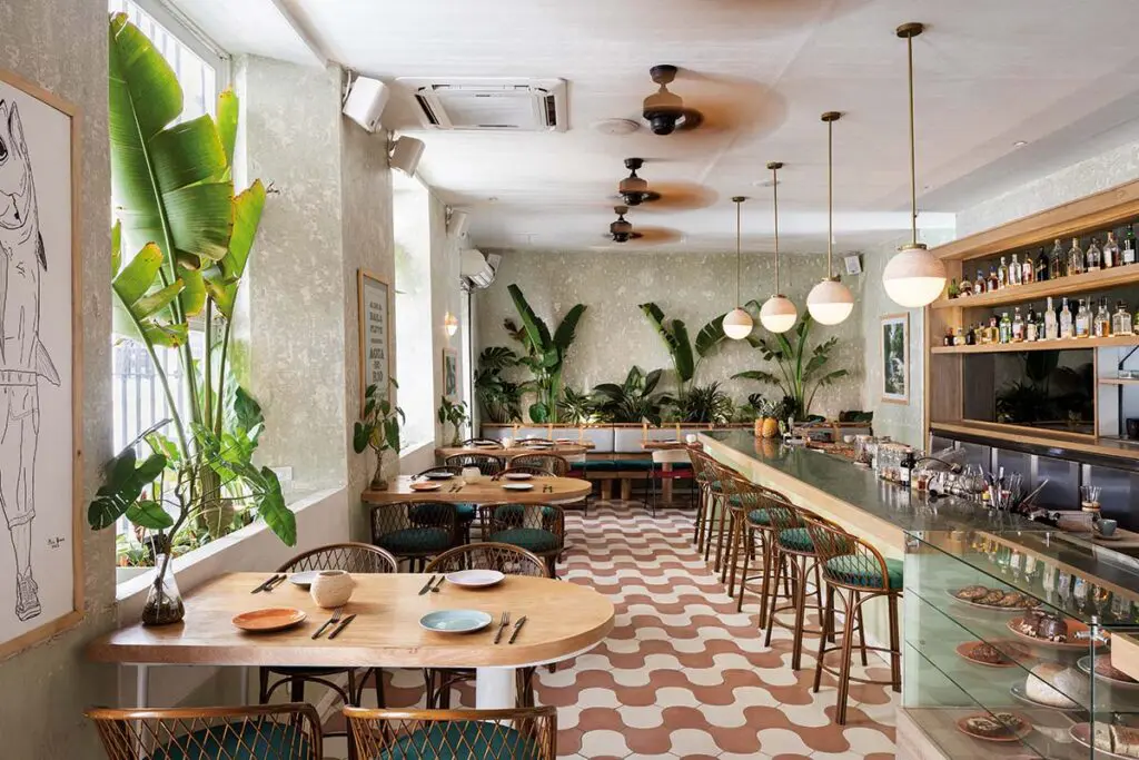 Cielo, tierra y mar se fusionan en el diseño de esta casa gastronómica, en santa marta