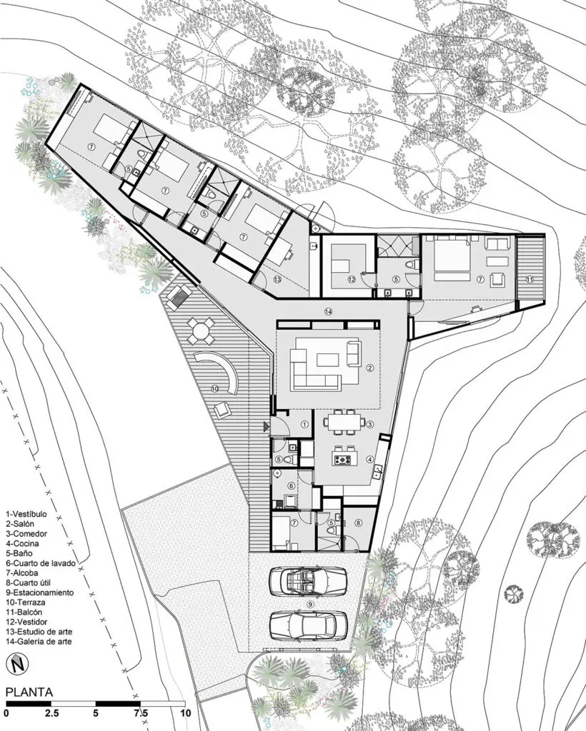 La buena vida se disfruta en la arquitectura de esta casa a las afueras de medellín