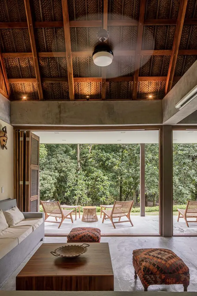 La casa en el tayrona con dos estilos de arquitectura: vernácula y moderna