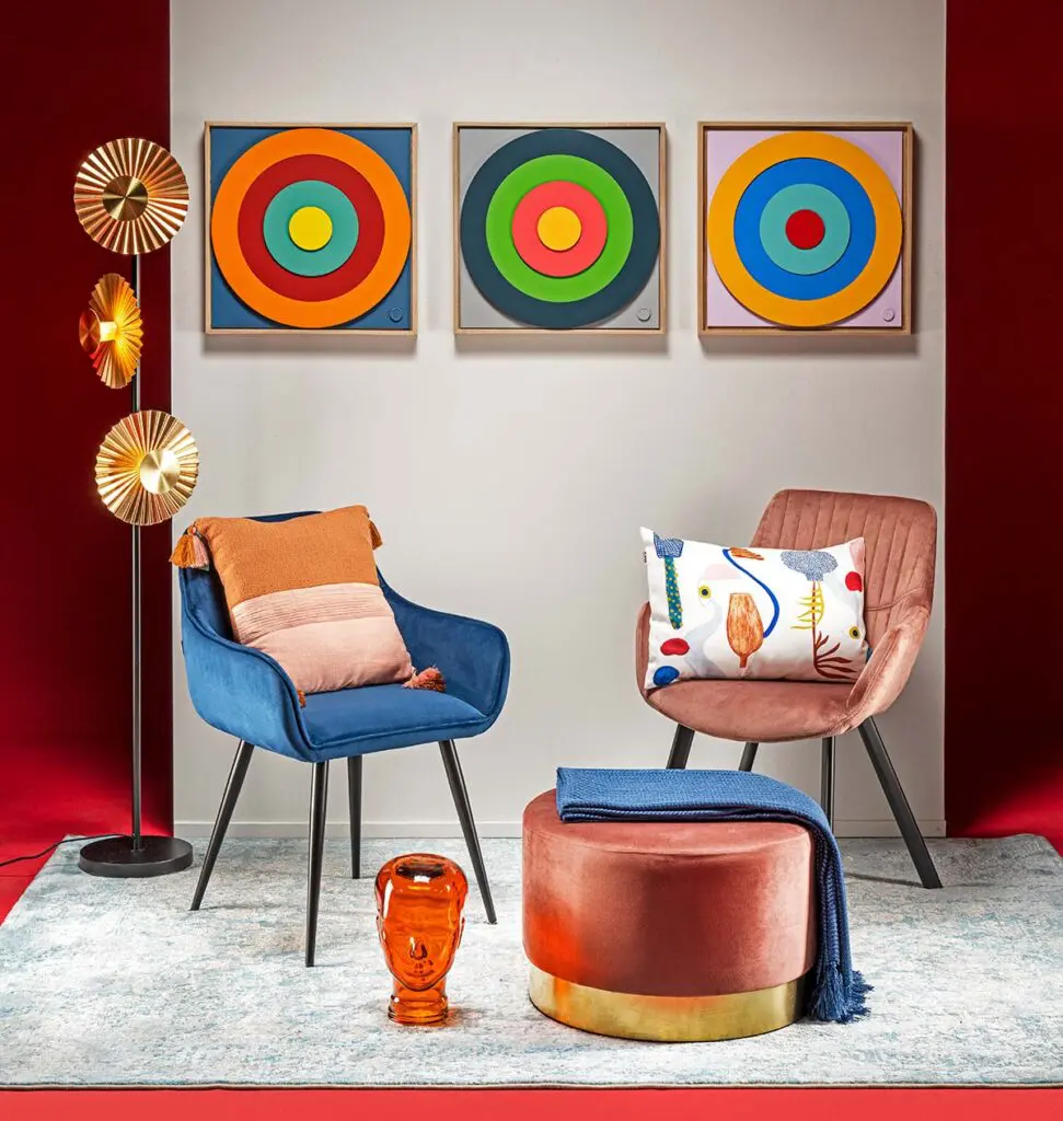 Colores vivos: cálidos