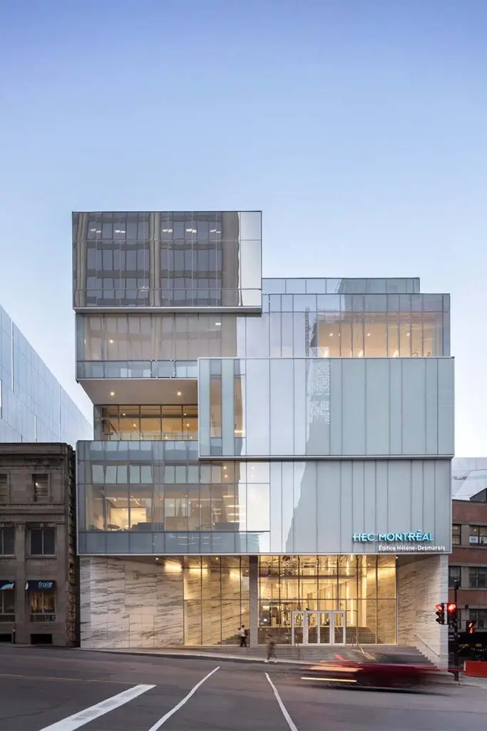 La innovación y la atemporalidad, las cualidades del nuevo edificio hec montréal