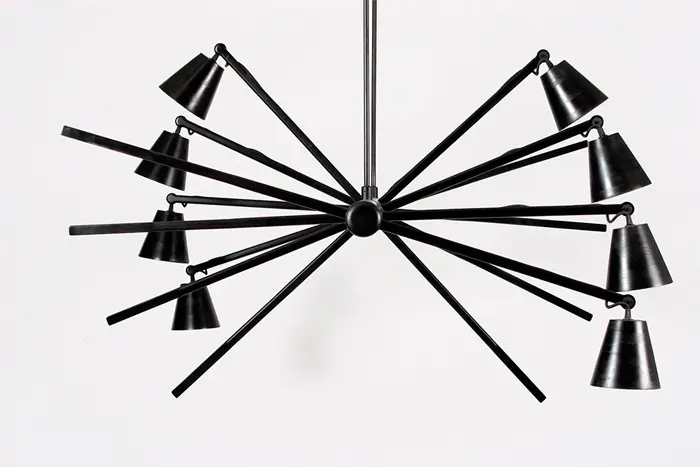 Haywire black ash por David Krynauw, de la galería Southern Guild, en Design Miami, 2014.