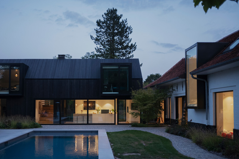 La belleza de una casa de campo adaptada para soportar las bajas temperaturas de la noche