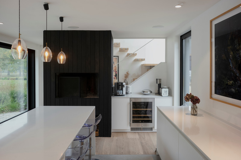 La belleza de una casa de campo adaptada para soportar las bajas temperaturas de la noche