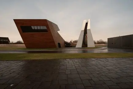 Diseño deconstructivista en esta destilería de vino y brandy en rusia Diseño deconstructivista en esta destilería de vino y brandy en rusia