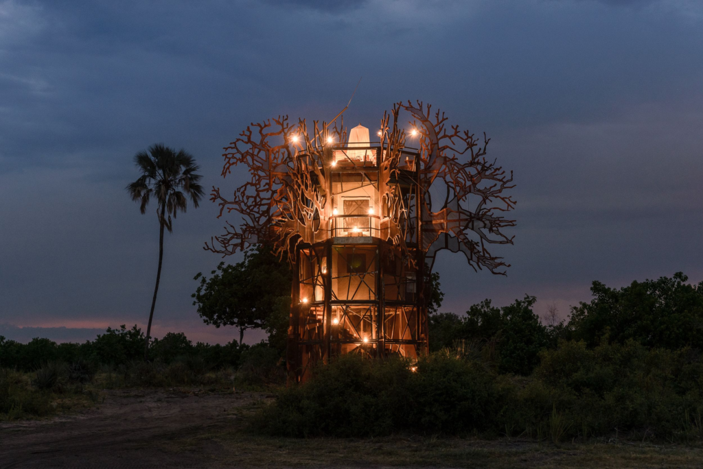 Un hotel sostenible en botswana, al sur de áfrica, para unas vacaciones de ensueño