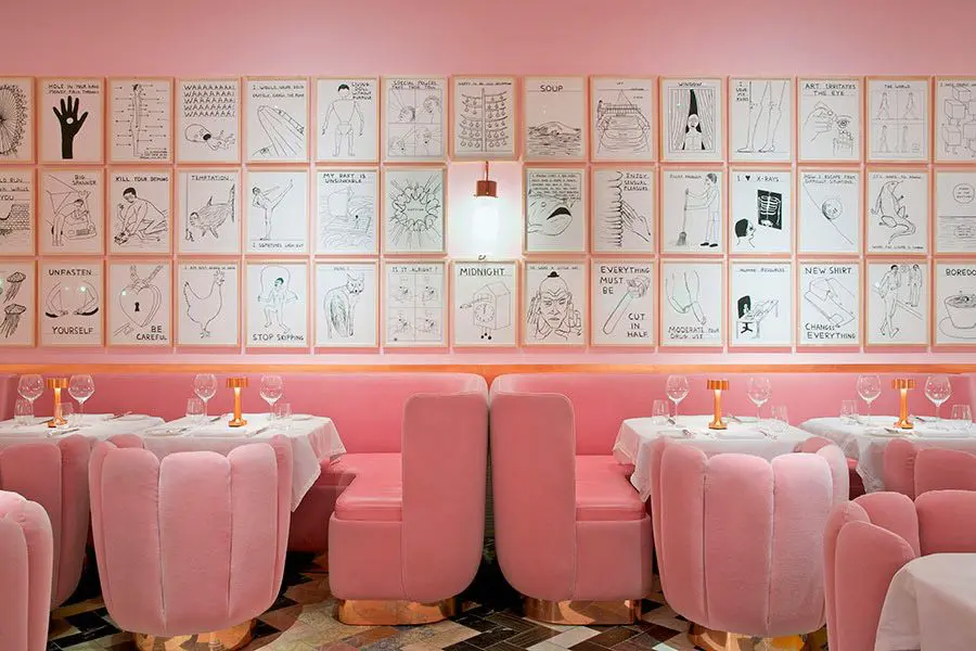 La hora del pastel Restaurante sketch en londres.