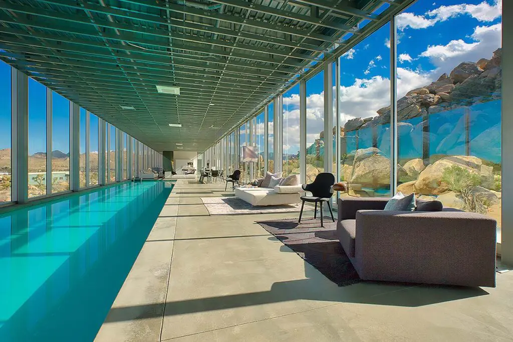 Casa invisible: un proyecto futurista en el desierto de california Casa invisible: un proyecto futurista en el desierto de california