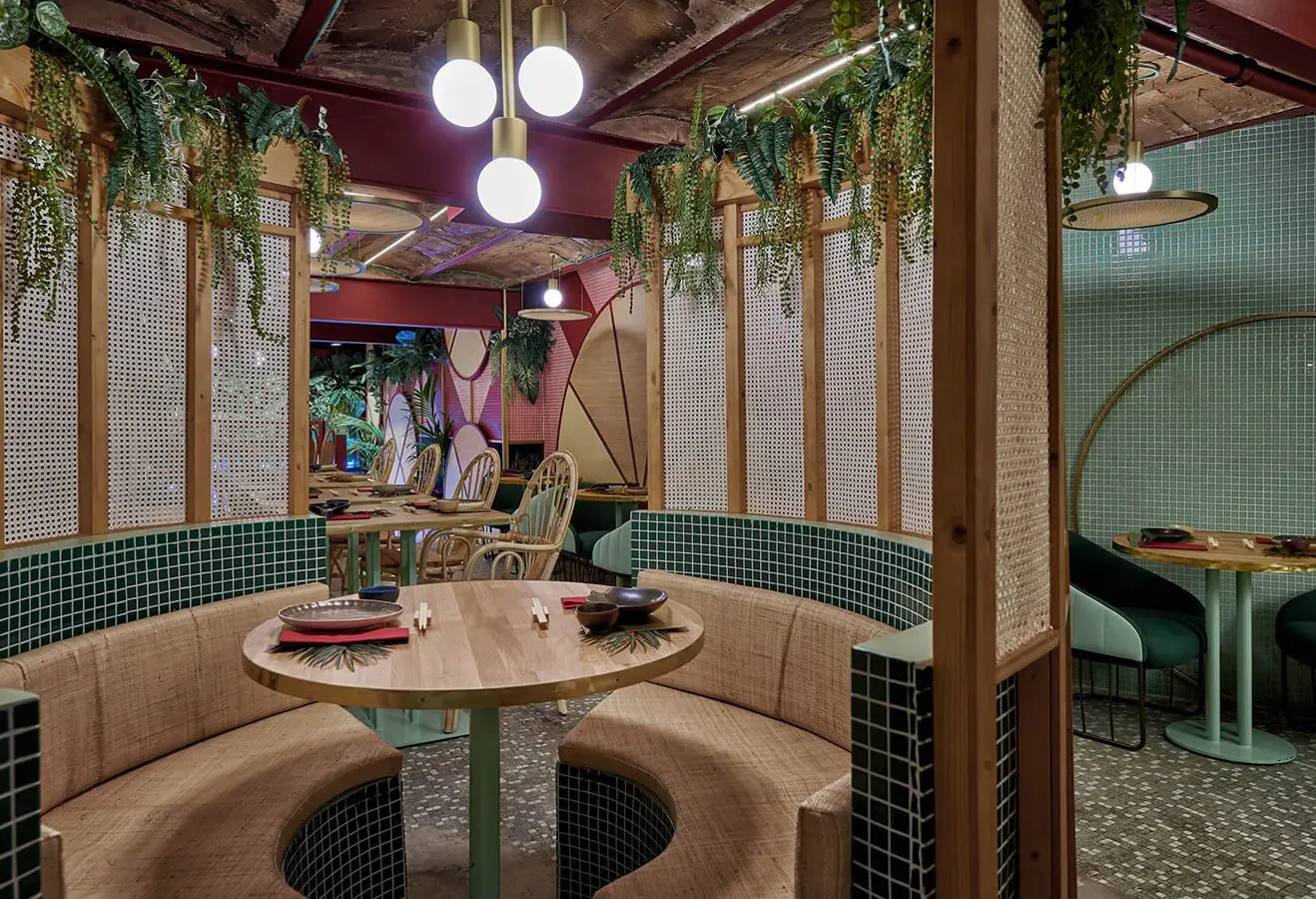 El diseño de este restaurante mezcla lo mejor de brasil y japón El diseño de este restaurante mezcla lo mejor de brasil y japón