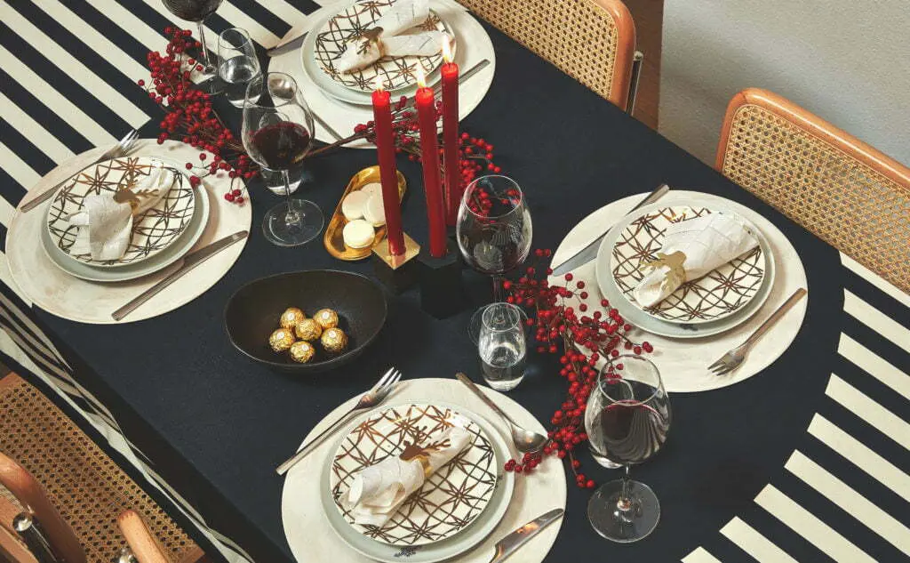 6 mesas de navidad que sorprenderán a todos en estas fiestas