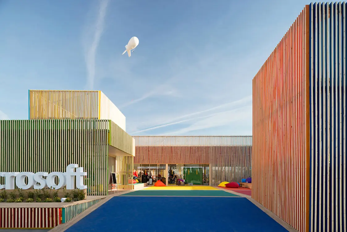 Microsoft technology pavilio-nowdays architectsn