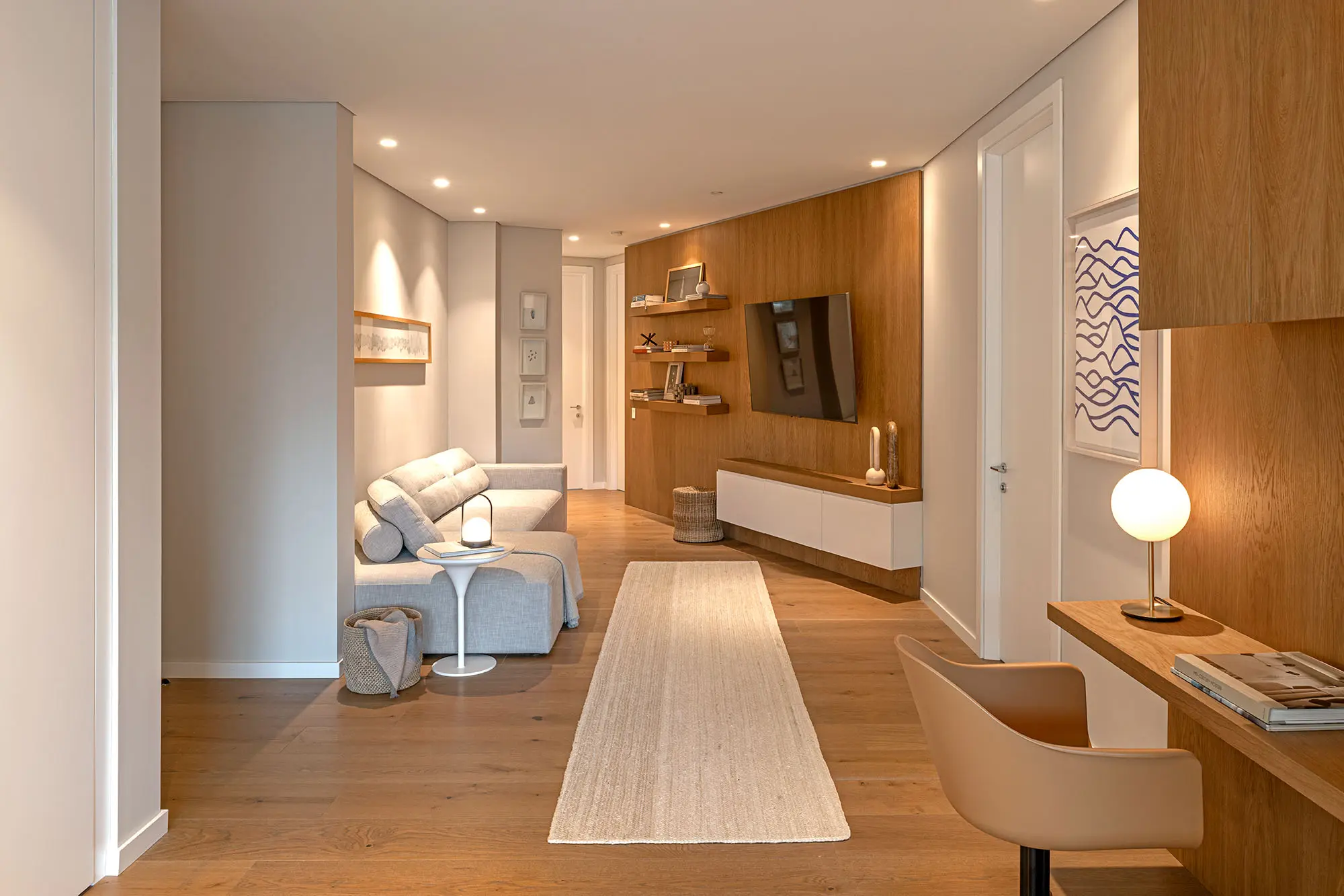 Apartamento con decoración escandinava