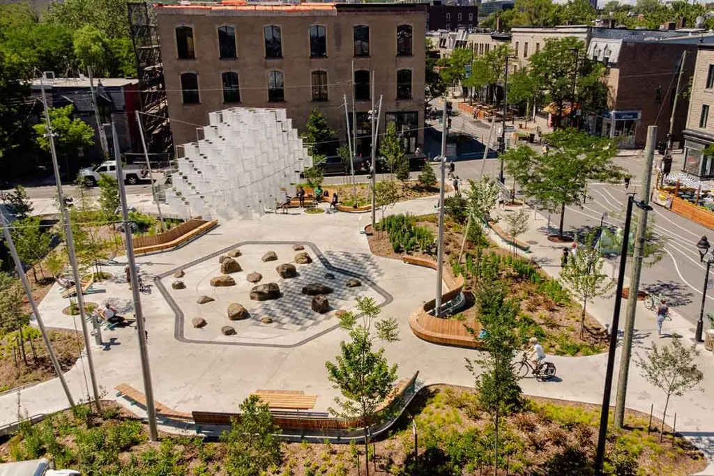 Una nube artificial que da sombra y pronostica el tiempo en canadá