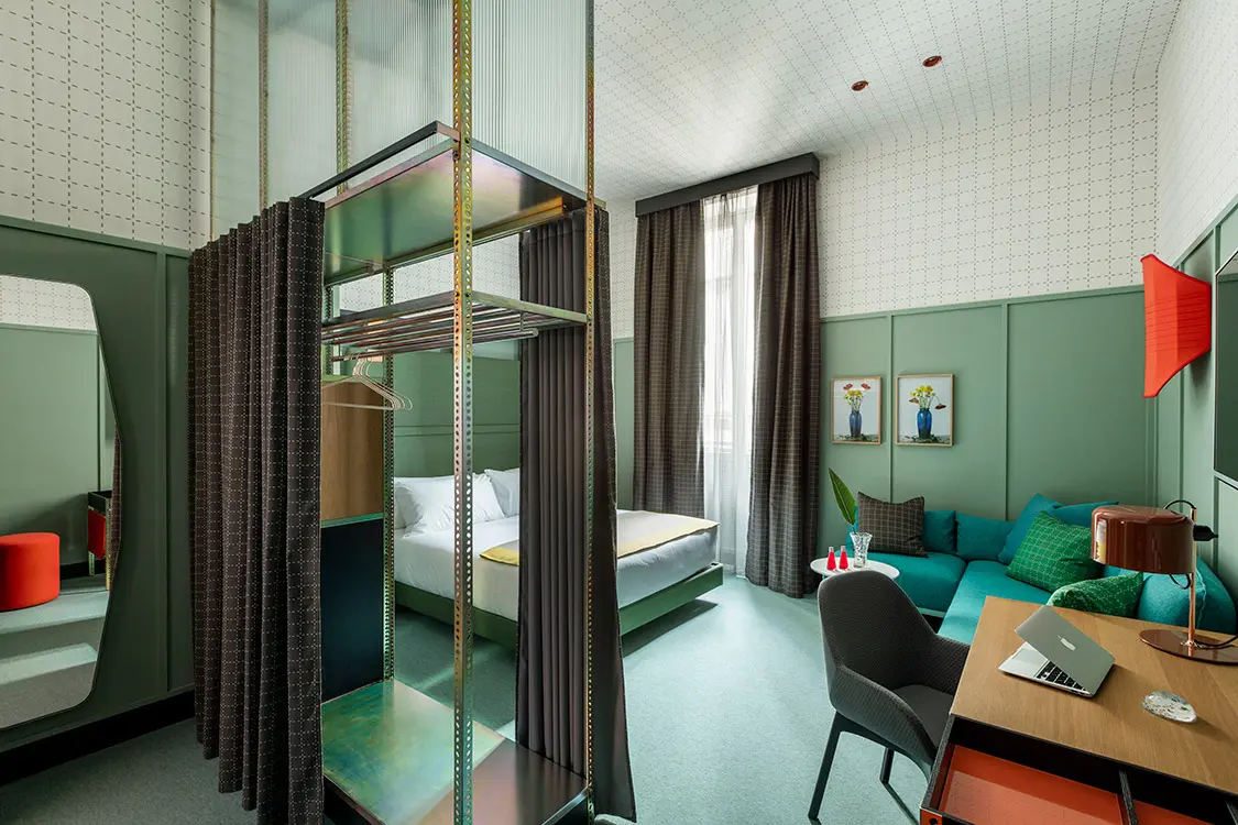 Hotel giulia, diseño de patricia urquiola. Foto: patriciaurquiola. Com