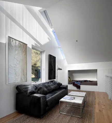 Una casa de campo amigable con el medio ambiente ubicada en san francisco, estados unidos Press kit | 2146-01 - press release | hupomone ranch - turnbull griffin haesloop - residential architecture - photo credit: © david wakely