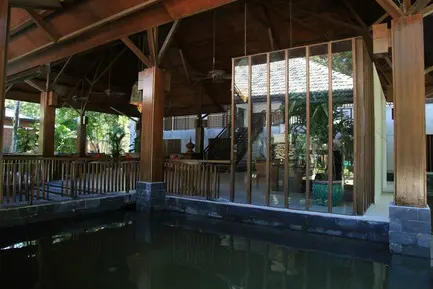 Press kit | 2249-01 - press release | dusai resort & spa - vitti sthapati brindo ltd. - residential architecture - reception detail - photo credit: mustapha khalid palash