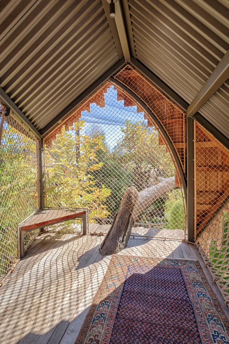 Press kit | 2757-27 - press release | a new zoo experience in silicon valley - caw architects - institutional architecture - inside the treehouse, kids can roam freely above the animals. - photo credit: marco zecchin photography