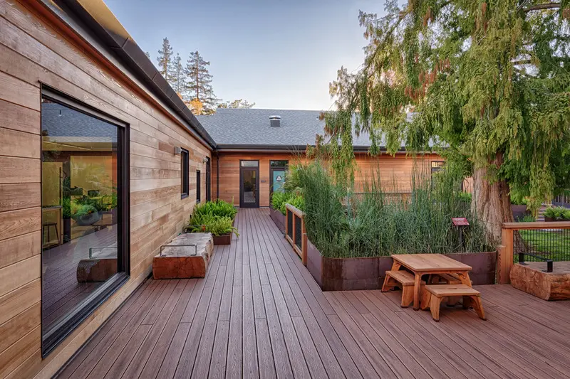 Press kit | 2757-27 - press release | a new zoo experience in silicon valley - caw architects - institutional architecture -  detail of the palo alto junior museum and zoo (jmz)'s educational and administrative support spaces wing. - photo credit: marco zecchin photography