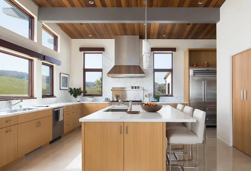 Press kit | 2757-28 - press release | architect and artist gustave carlson redefines california hygge - gustave carlson design - residential architecture -  carter acres residence: organic natural materials were selected for the exterior and interior palette. - photo credit: paul dyer photography