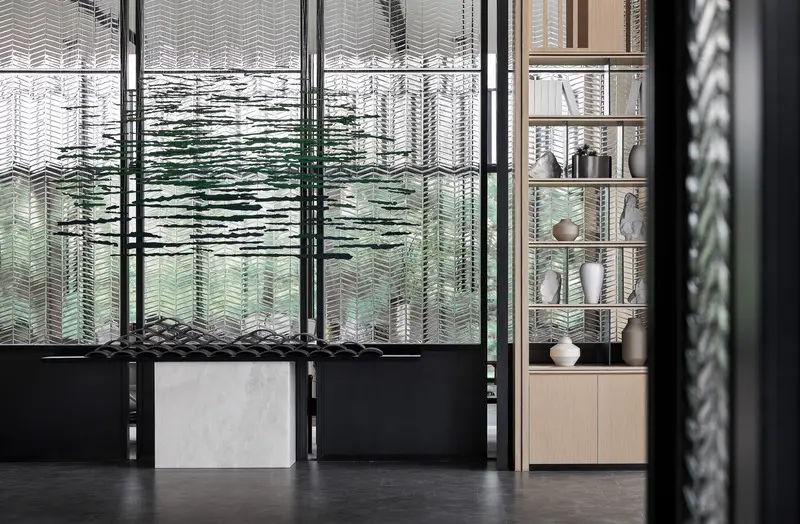 Una mansión que invita a la calma en un bosque urbano de china Una mansión que invita a la calma en un bosque urbano de china