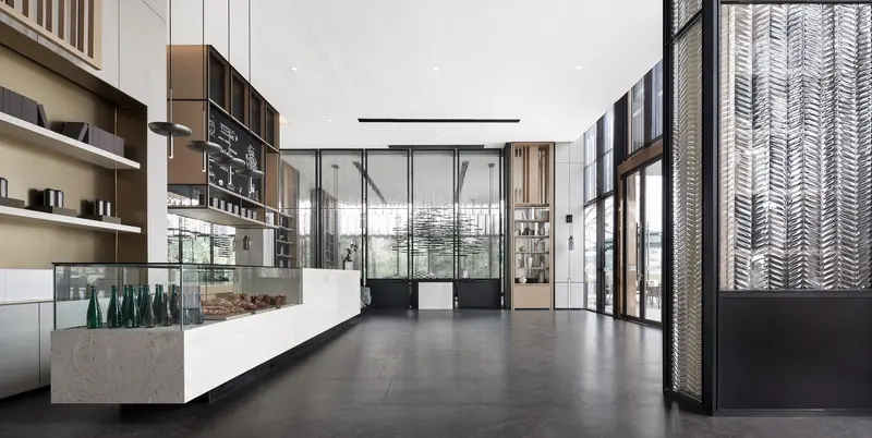 Una mansión que invita a la calma en un bosque urbano de china Una mansión que invita a la calma en un bosque urbano de china