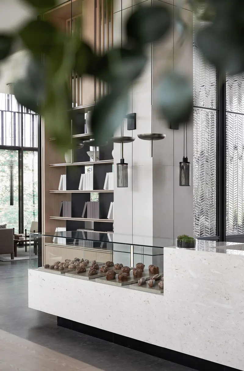 Una mansión que invita a la calma en un bosque urbano de china Una mansión que invita a la calma en un bosque urbano de china