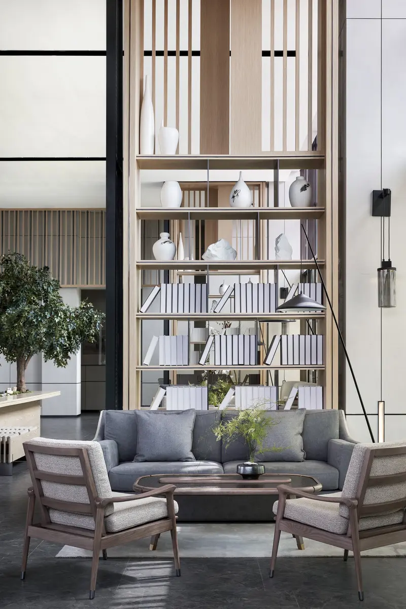 Una mansión que invita a la calma en un bosque urbano de china Una mansión que invita a la calma en un bosque urbano de china