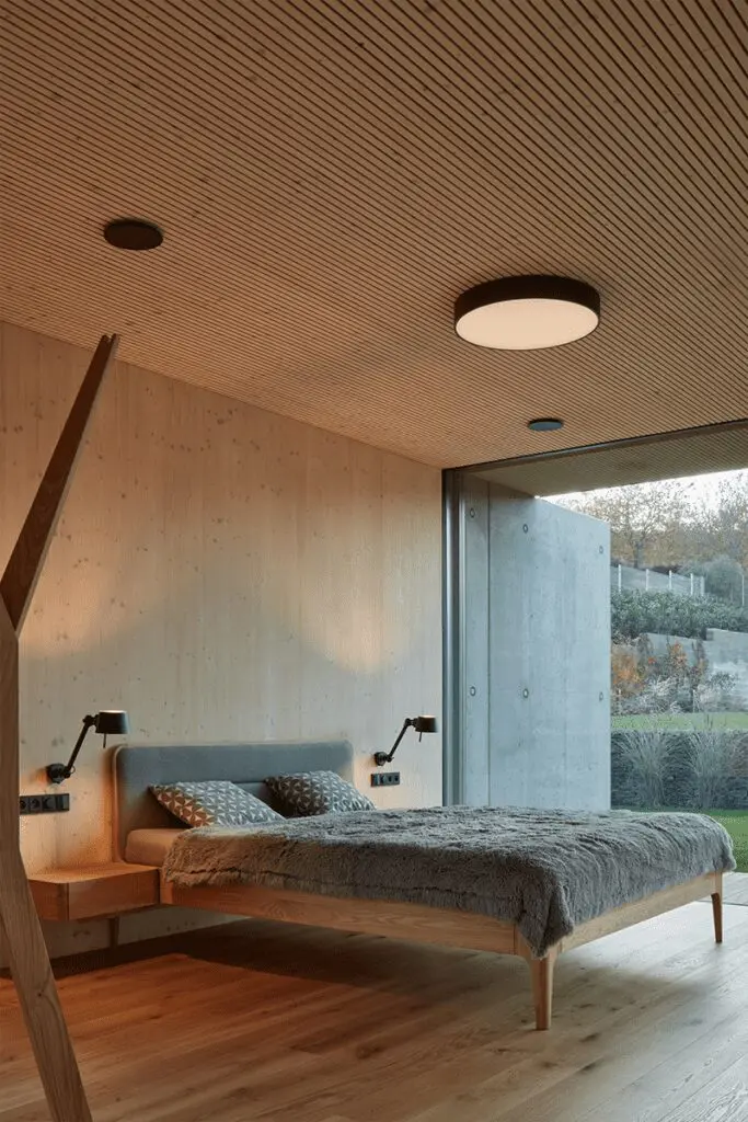 En esta casa la vegetación del exterior impregna en el interior de la obra