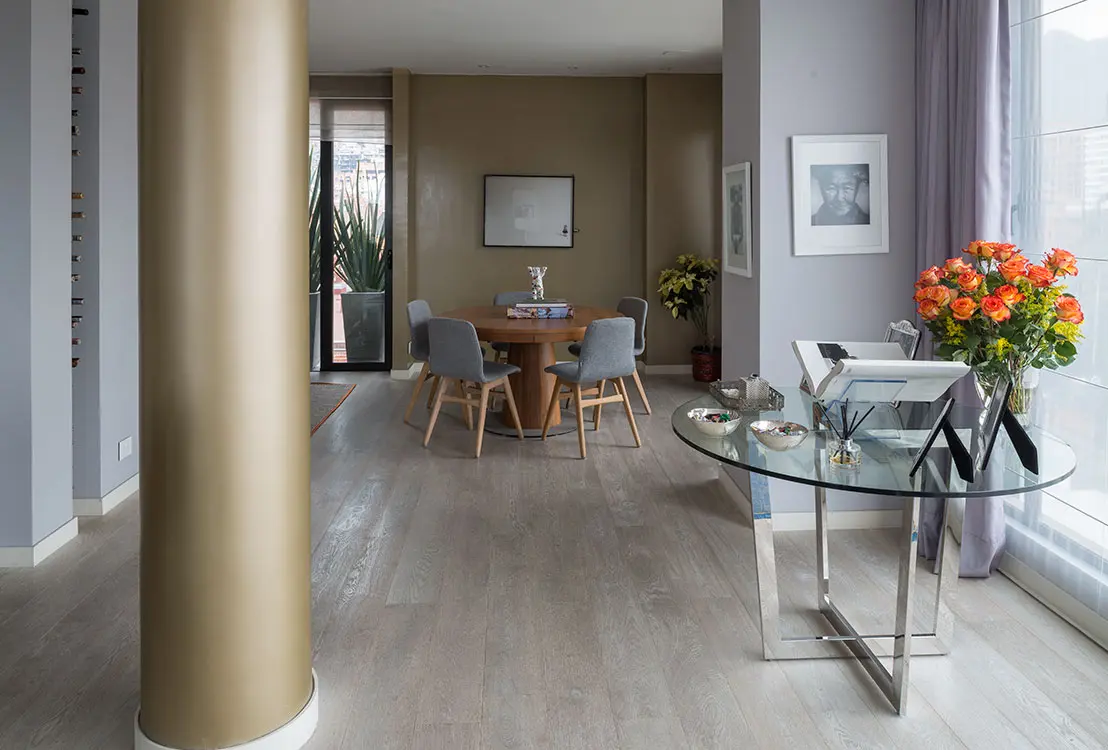 interiorismo que mezcla lo ecléctico y lo contemporáneo