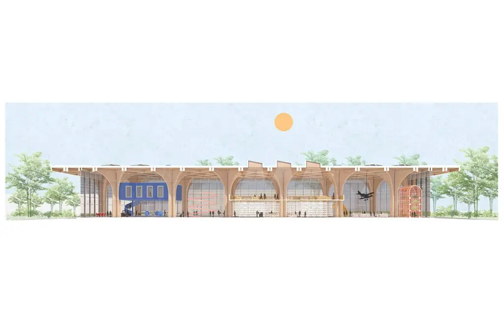 Fachada del superhub