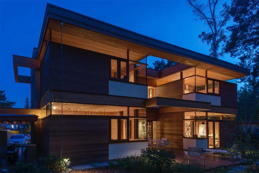 Modernismo californiano y paisaje europeo en una casa en berlín que trasciende el tiempo