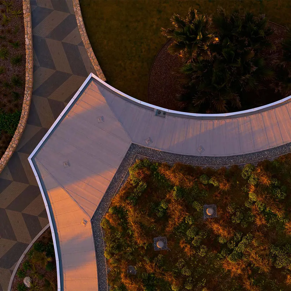 Este es un centro de visitantes inspirado en la cultura maorí