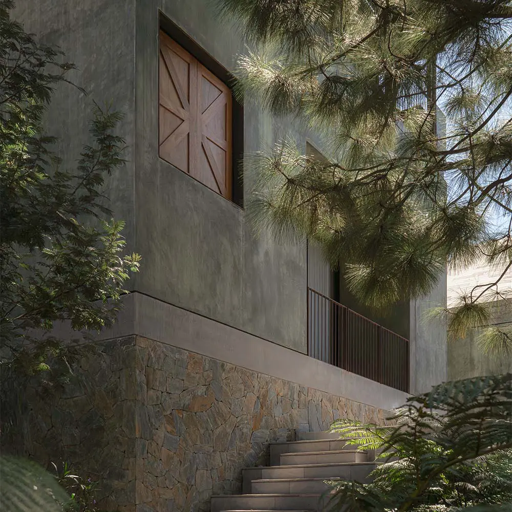 Entre rocas, vidrio y vistas infinitas: una casa pensada para convivir con el entorno