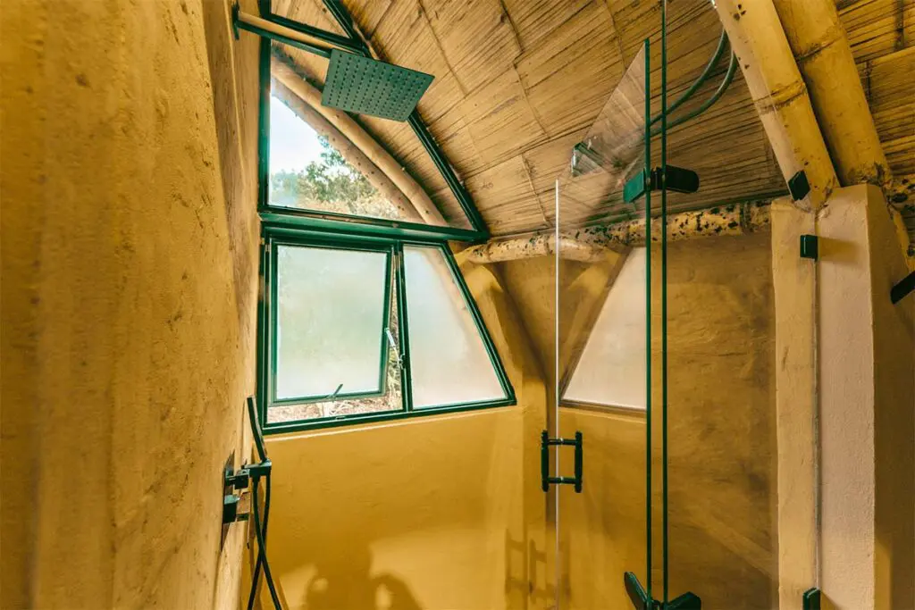 El principio detrás del diseño de este hotel en ráquira, boyacá, es el bambú