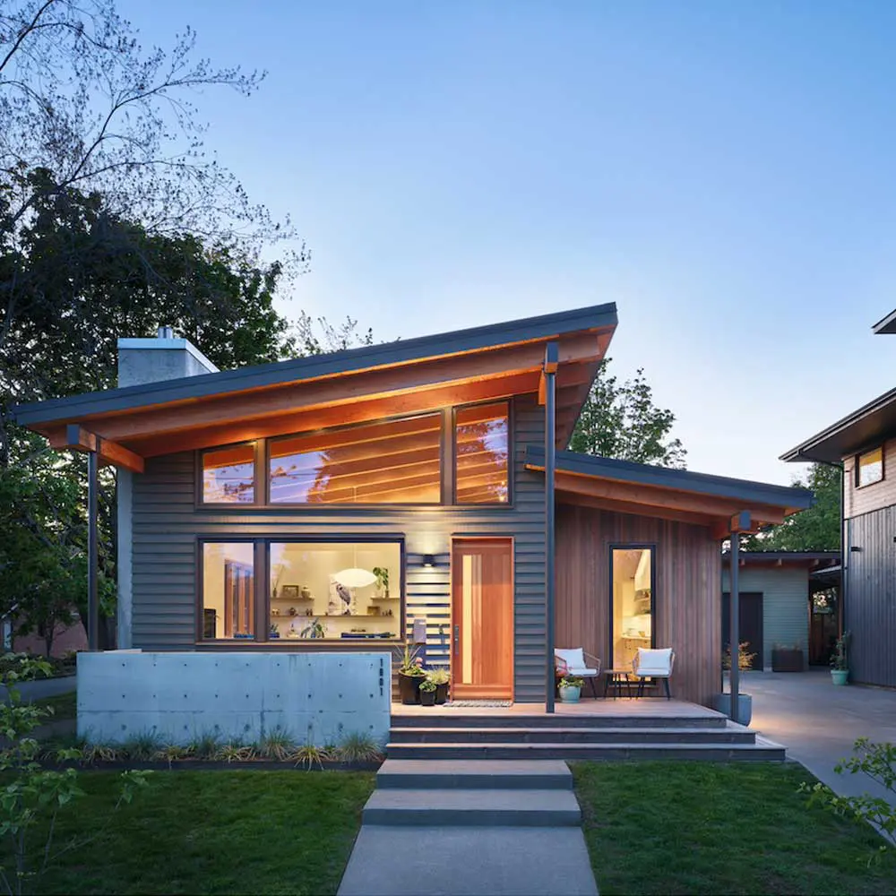 Dos casas para dos generaciones de una familia