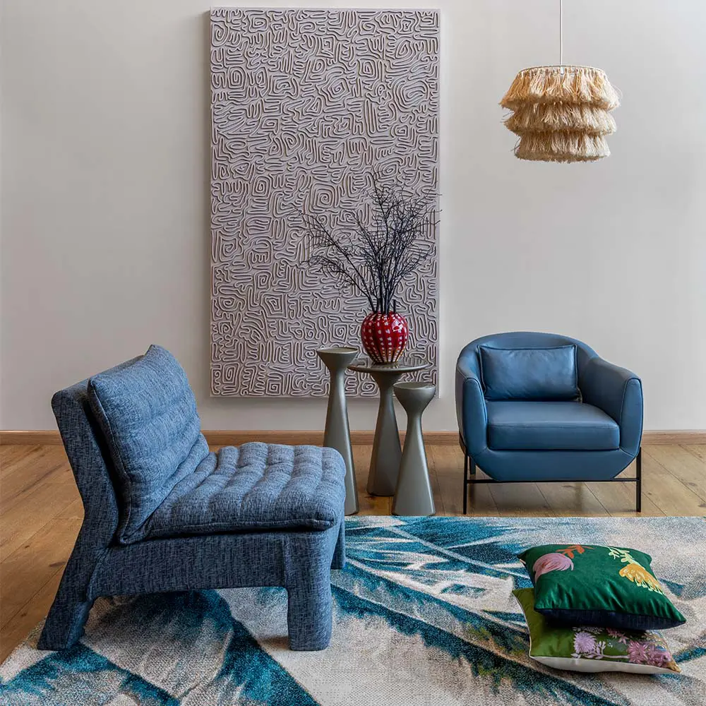 Azul y blanco, la fórmula cromática que redefine los espacios contemporáneos Azul y blanco, la fórmula cromática que redefine los espacios contemporáneos