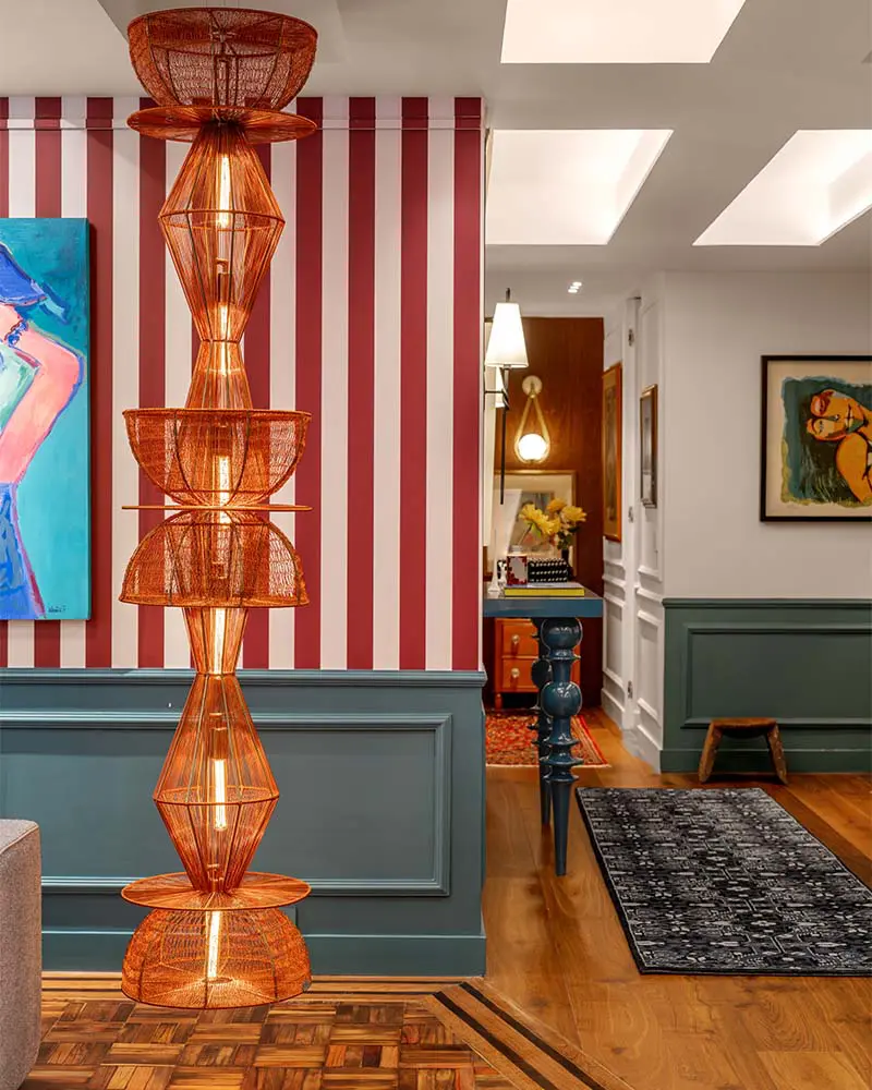 Color, geometría y carácter fueron los criterios para remodelar este apartamento en bogotá Color, geometría y carácter fueron los criterios para remodelar este apartamento en bogotá