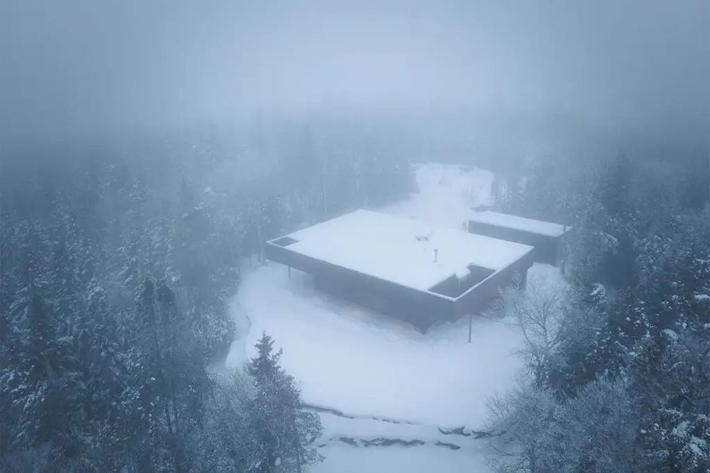 Siete casas pensadas para refugiarse de la nieve