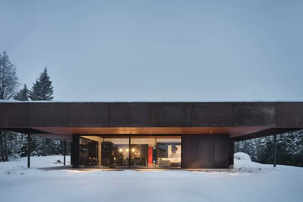 Siete casas pensadas para refugiarse de la nieve