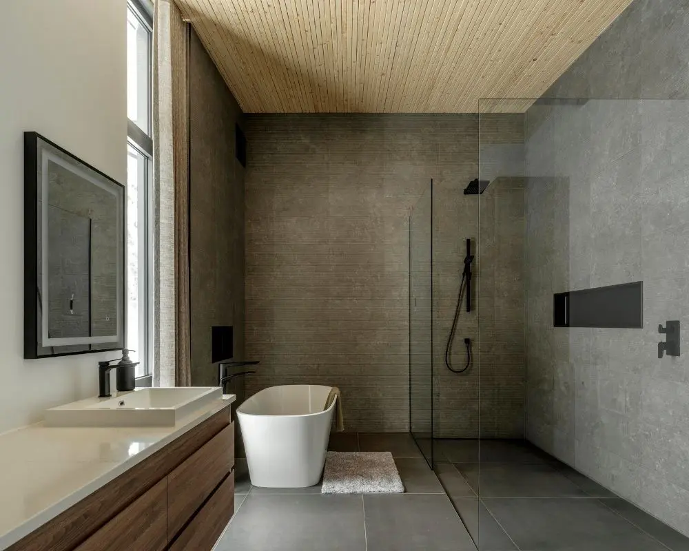 Una vivienda en madera y piedra pensada para envejecer con el entorno Vivienda diseño en canadá