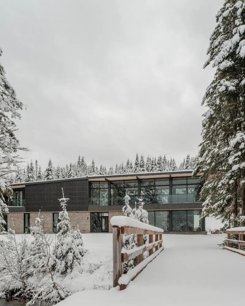 Diez casas pensadas para refugiarse de la nieve