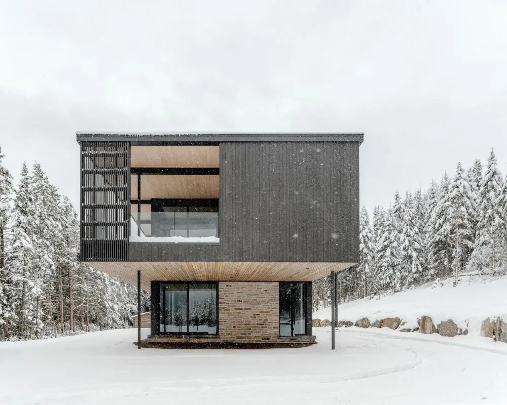 Diez casas pensadas para refugiarse de la nieve