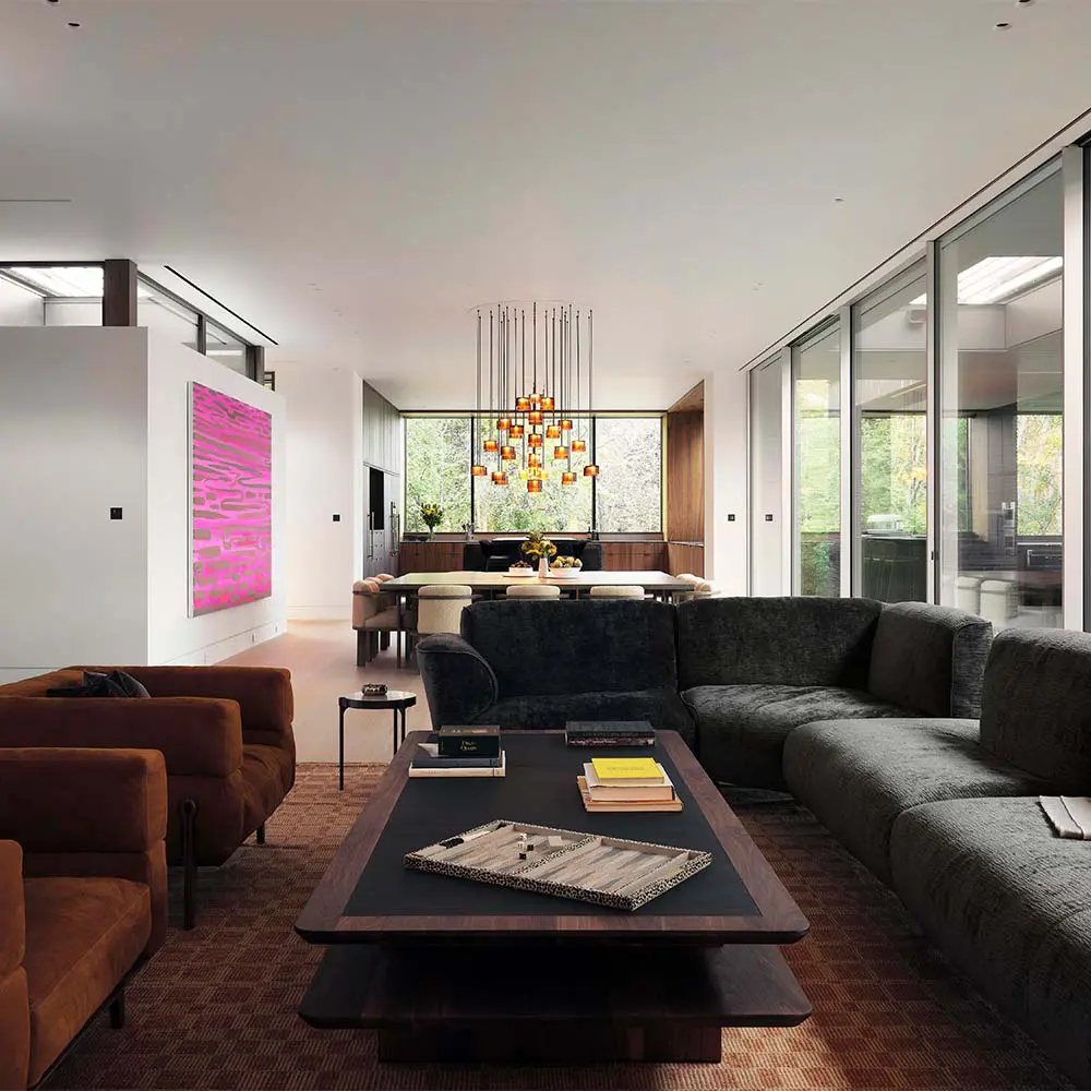 Cuatro casas en una: una obra que celebra la luz, el arte y las estaciones