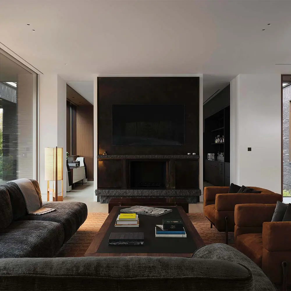 Cuatro casas en una: una obra que celebra la luz, el arte y las estaciones