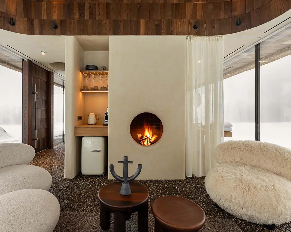 El iglú del futuro: así se ven estas cabañas de cristal en ucrania