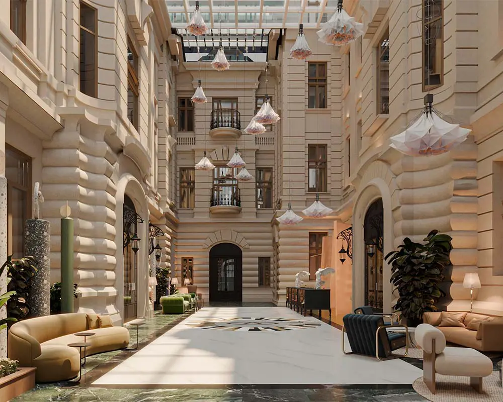 Este hotel en oriente medio es un escenario de diseño, cultura y experiencia Este hotel en oriente medio es un escenario de diseño, cultura y experiencia