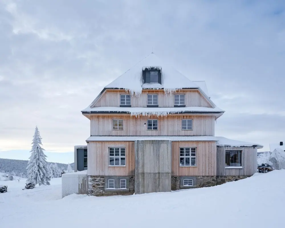Diez casas pensadas para refugiarse de la nieve