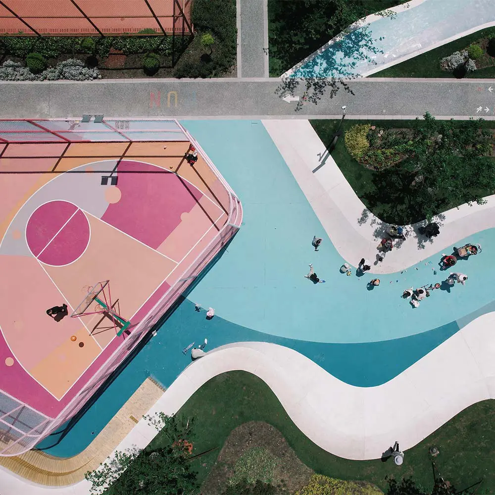 El parque en china que fusiona la ópera kunqu con el ‘skateboarding’